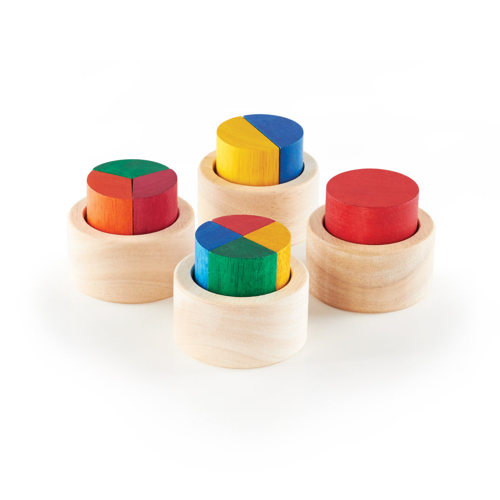 Guidecraft Fraction Cups 14 Pieces G6707