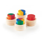 Guidecraft Fraction Cups 14 Pieces G6707