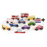 Guidecraft Wooden Vehicle Collection Set of 12 G6719