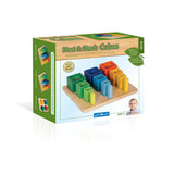 Guidecraft Nesting Sort Stack Cubes 12 pieces G6728