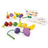Guidecraft Count and Lace Fruit 19 Pieces G6803