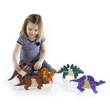 Guidecraft Block Mates Dinosaurs 20 Pieces G7602