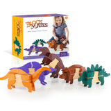 Guidecraft Block Mates Dinosaurs 20 Pieces G7602