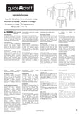 Guidecraft Additional Furniture Items - Nordic Table & Chairs Set - Color G81046