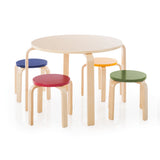 Guidecraft Additional Furniture Items - Nordic Table & Chairs Set - Color G81046