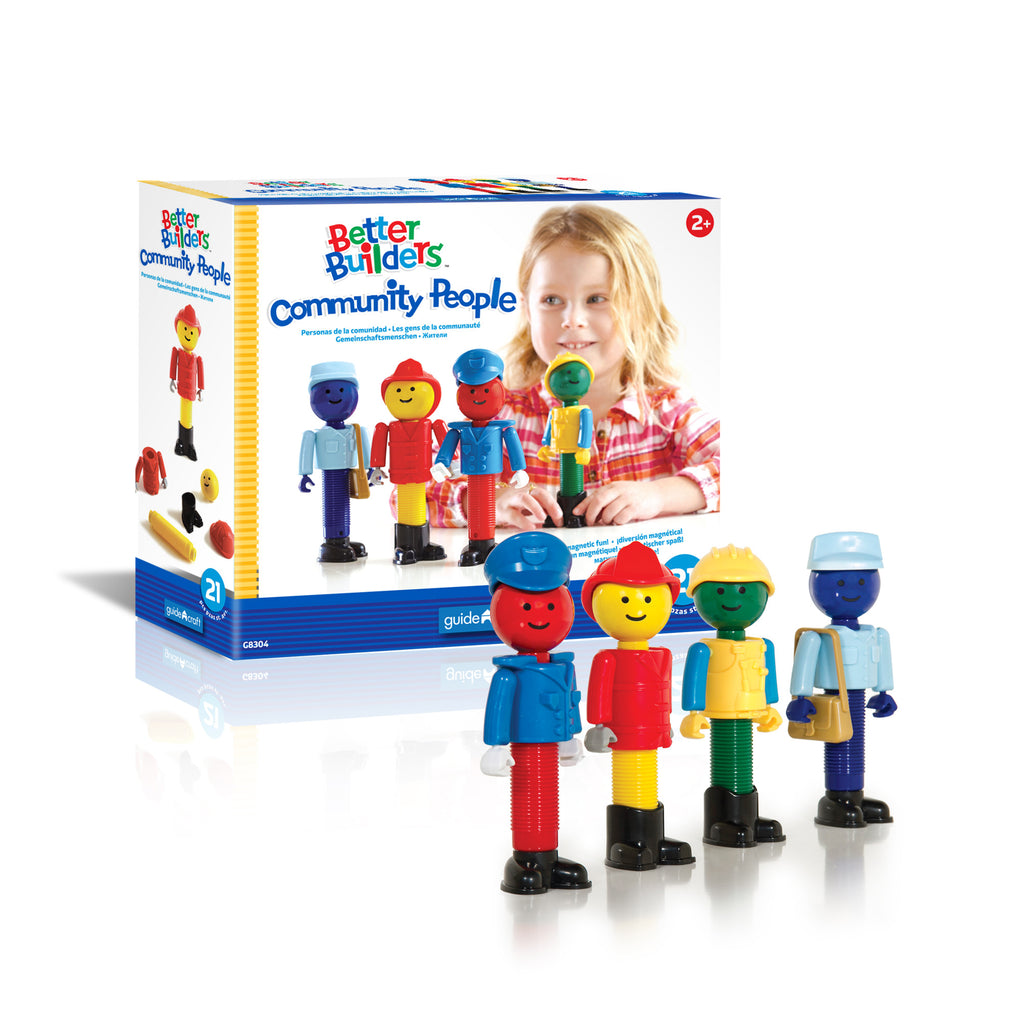 Guidecraft Better Builders® Community People 21 Pieces G8304