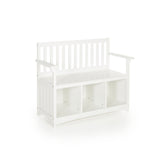 Guidecraft Classic White Storage Bench G85708