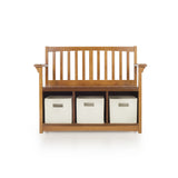Guidecraft Mission Storage Bench & Bins G86407