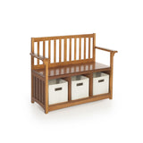 Guidecraft Mission Storage Bench & Bins G86407