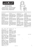 Guidecraft Expressions Vanity & Stool: White G87104