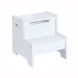 Guidecraft Expressions Step Stool: White G87106