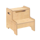 Guidecraft Expressions Step Stool: Natural G87206