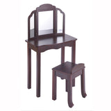 Guidecraft Expressions Vanity & Stool: Espresso G87304