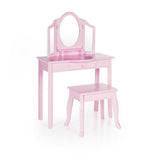 Guidecraft Vanity and Stool – Pink G87403