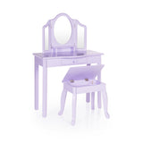 Guidecraft Vanity and Stool – Lavender  G87404