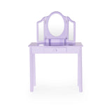 Guidecraft Vanity and Stool – Lavender  G87404