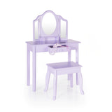 Guidecraft Vanity and Stool – Lavender  G87404