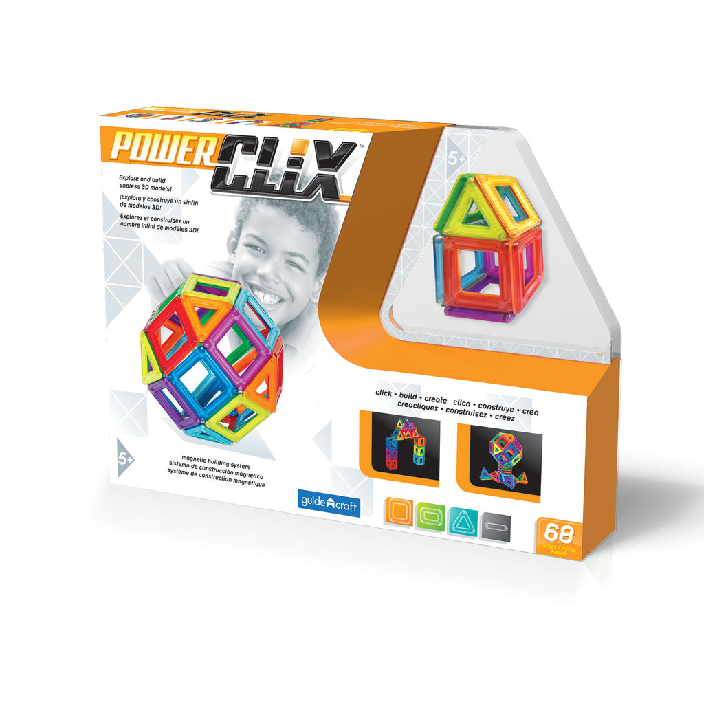 Guidecraft PowerClix® 68 Piece Set G9004