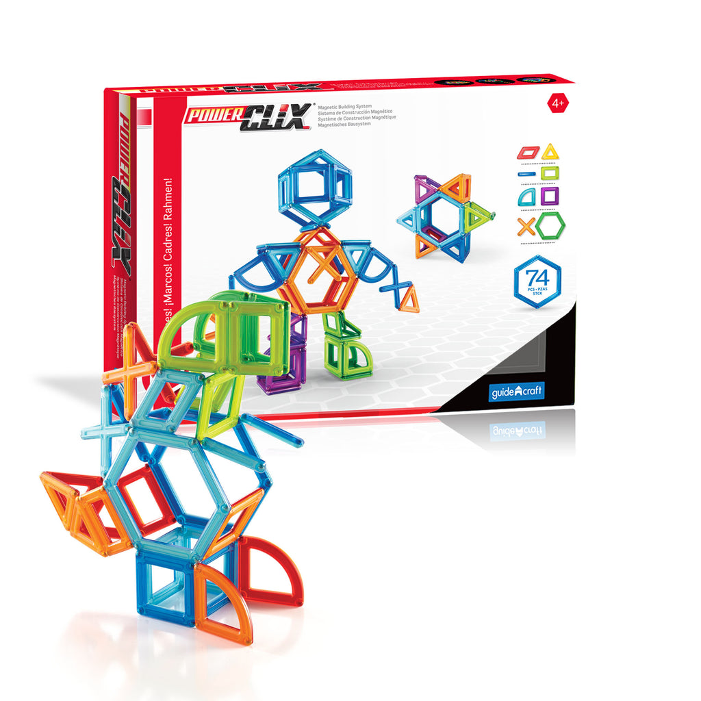 Guidecraft PowerClix® Frames 74 Piece Set G9201