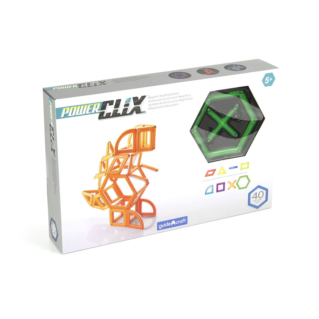 Guidecraft PowerClix® Creativity 40 Pc Set – Green  G9405