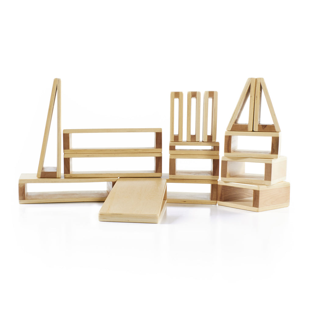 Guidecraft Mini Hollow Blocks-Set of 16 G97079