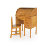 Guidecraft Jr. Roll-Top Desk – Light Oak G97300