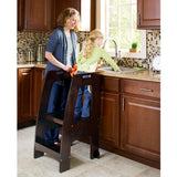 Guidecraft Step Up Kitchen Helper – Espresso G97327