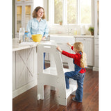 Guidecraft Step Up Kitchen Helper – White G97328