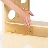 Guidecraft Kitchen Helper Double – Natural G97339