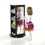 Guidecraft Rotating Dress Up Storage Espresso G99301