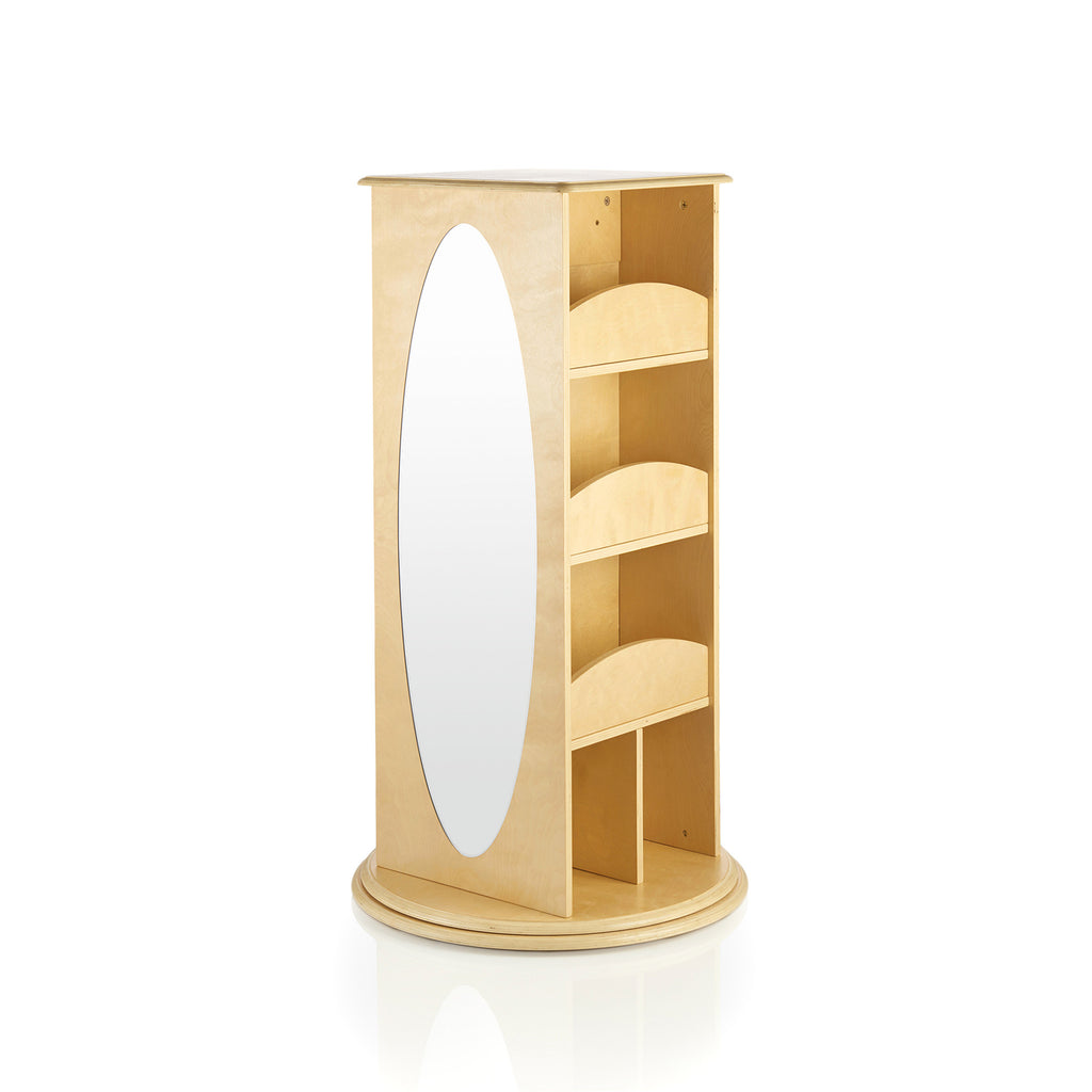 Guidecraft Rotating Dress Up Storage – Natural G99302