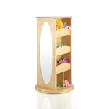 Guidecraft Rotating Dress Up Storage – Natural G99302