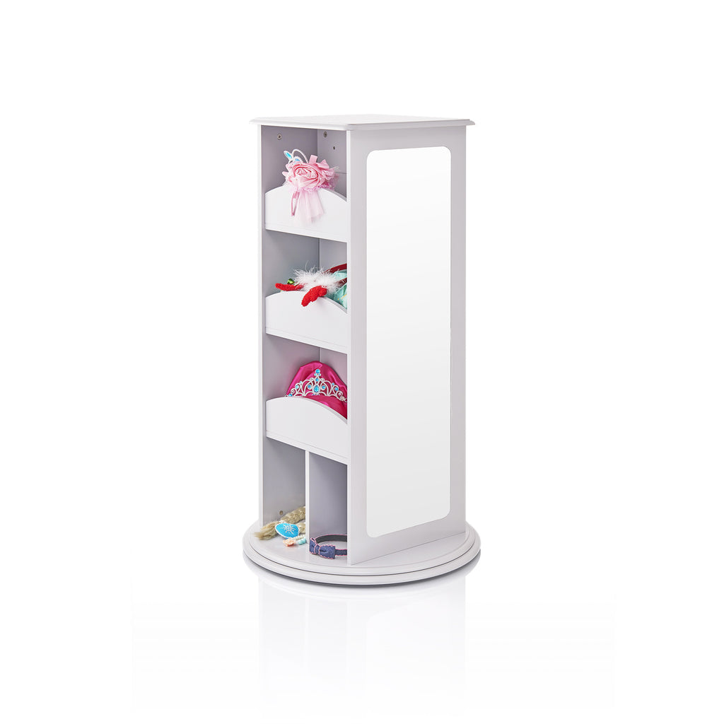 Guidecraft Rotating Dress Up Storage Center – Grey G99306
