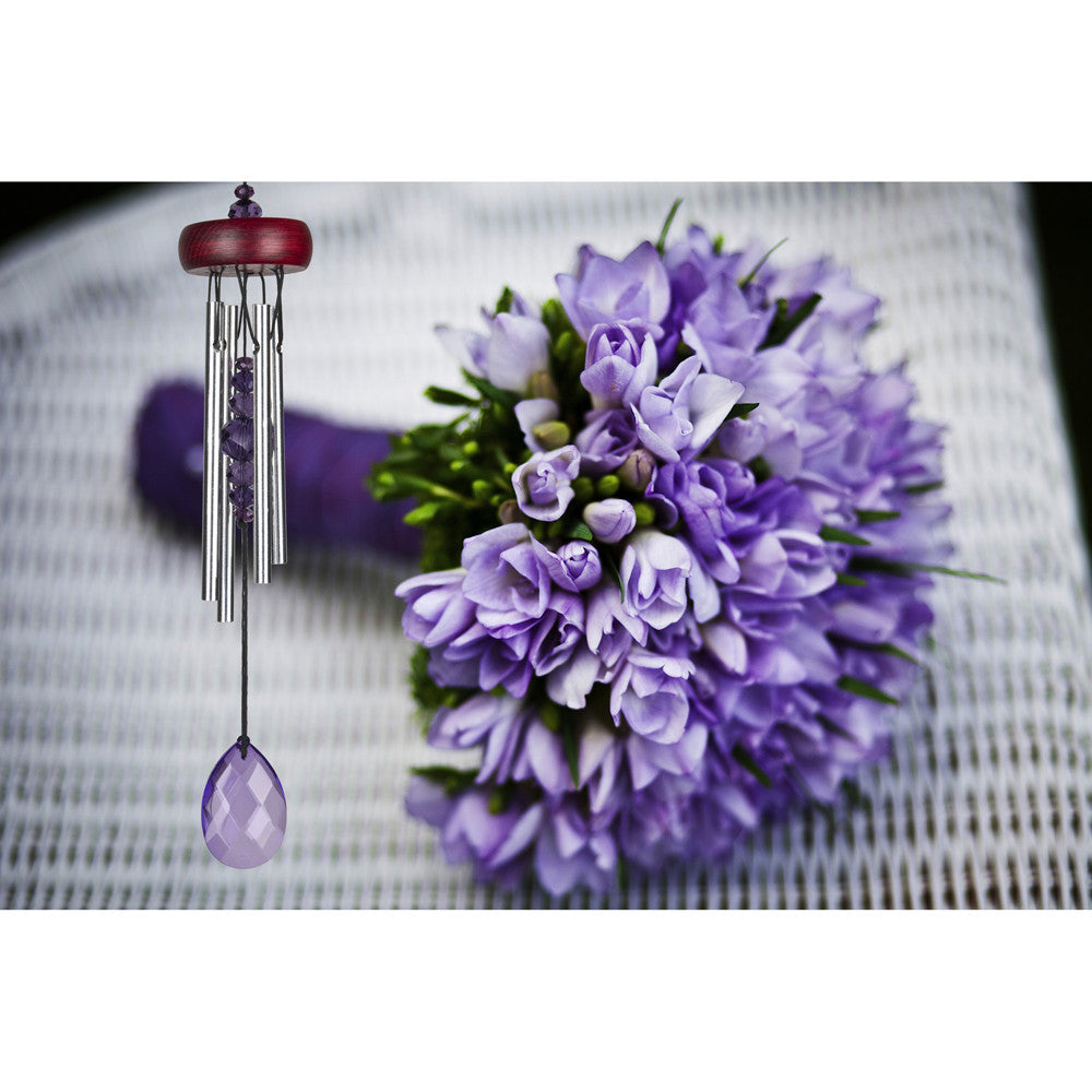 Woodstock Gem Drop Chime - Violet GEMVI