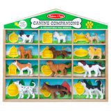 Melissa & Doug Canine Companions Pretend Play Figures - 12 Collectible Dog Breeds