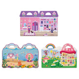 Melissa & Doug Puffy Sticker Pads Set: Fairy, Dress-Up, and Mermaid - 216 Reusable Stickers