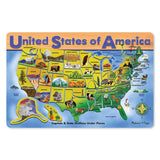 Melissa and Doug Kids Toy, U.s.a. Map Puzzle
