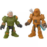 Bundle of 2 |Imaginext Disney Pixar Action Figure 2-Pack (Darby Steel & ZAP Patrol + Buzz Lightyear & Alisha Hawthorne)