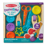 Melissa & Doug Cut, Sculpt, and Roll Clay Play Set With 8 Tools and 4 Colors of Modeling Dough