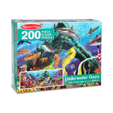 Melissa And Doug Underwater Oasis Jumbo Floor Puzzle 200pc