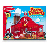 Melissa And Doug Farm Friends Jumbo Floor Puzzle 32pc