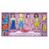 Melissa & Doug Best Friends Forever Deluxe Magnetic Dress-Up Play Set (55+pc)