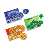 Melissa & Doug Store and Serve Frozen Food Resealable Cloth Bags With Wooden Play Food