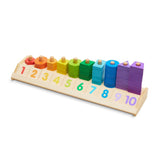 Toddler Melissa & Doug Counting Shape Stacker