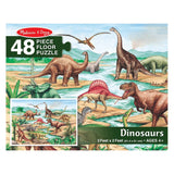 Melissa and Doug Toy, Dinosaurs Floor Puzzle (48 pc) - Dinosaur Toy