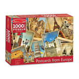 Melissa And Doug Postcards From Europe Famous Landmarks Puzzle 1000pc
