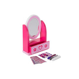 Melissa & Doug Decorate-Your-Own Wooden Vanity Craft Kit With Mirror and Storage Drawer