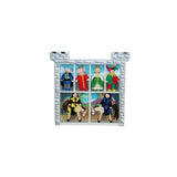 Melissa & Doug Castle Poseable Wooden Doll Set (8pc) for Castle and Dollhouse (3-4 inches each)