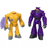 Bundle of 2 |Imaginext Disney Pixar Action Figure 2-Pack (Buzz Lightyear & Sox + Zurg & Zyclops)