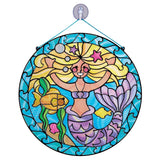 Girl's Melissa & Doug 'Stained Glass Made Easy - Mermaid' Peel & Press Sticker Kit